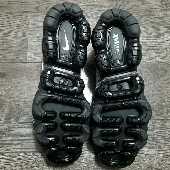 Nike air vapormax laceless moc 2 slip on moon particle black grey silver men - Picture 10 of 10